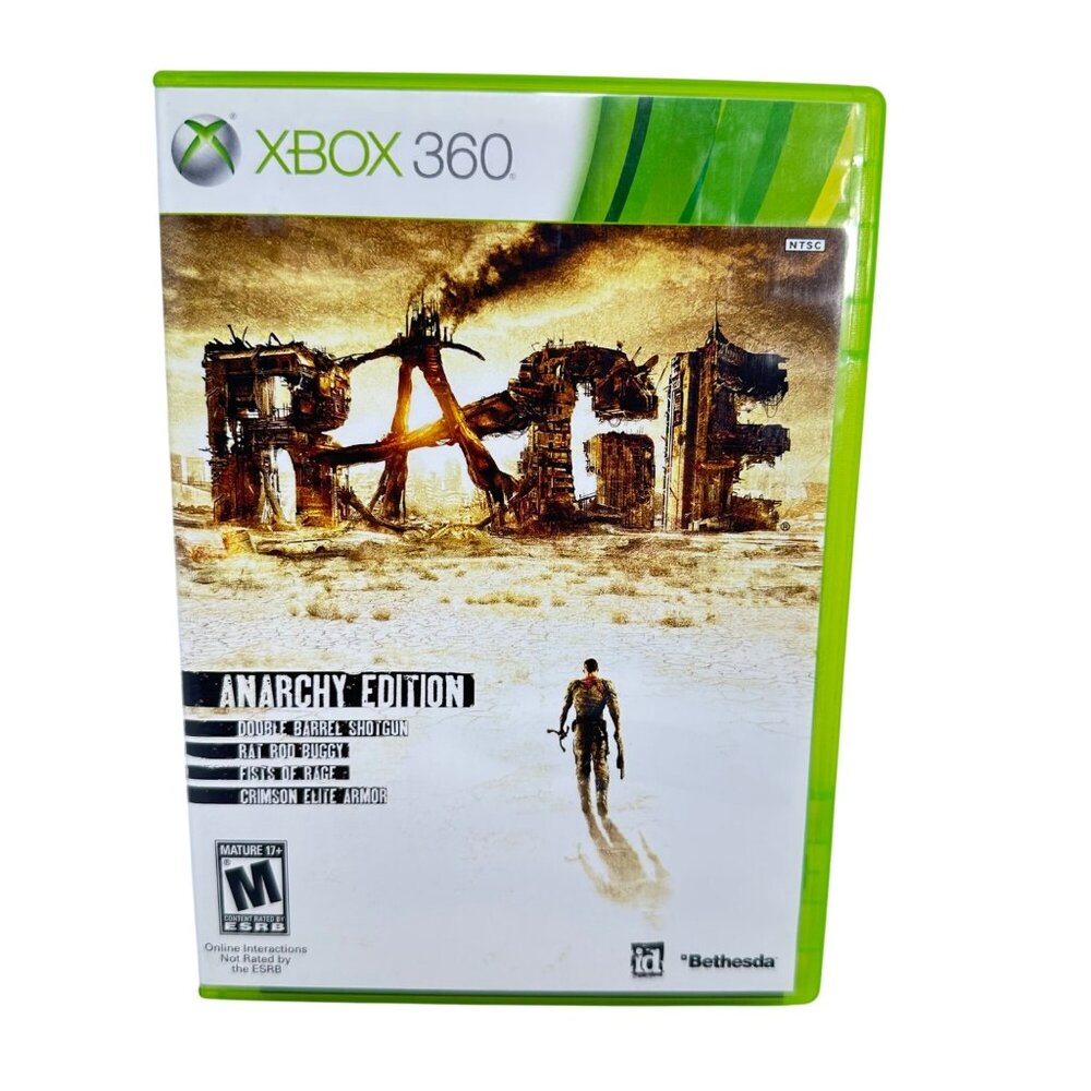 Rage - Xbox 360 - Anarchy Edition - CIB - Tested/Works